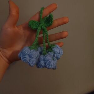 Lily Of The Valley Handmade Blue Crochet